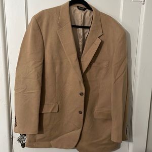 Jos A Bank camel hair coat